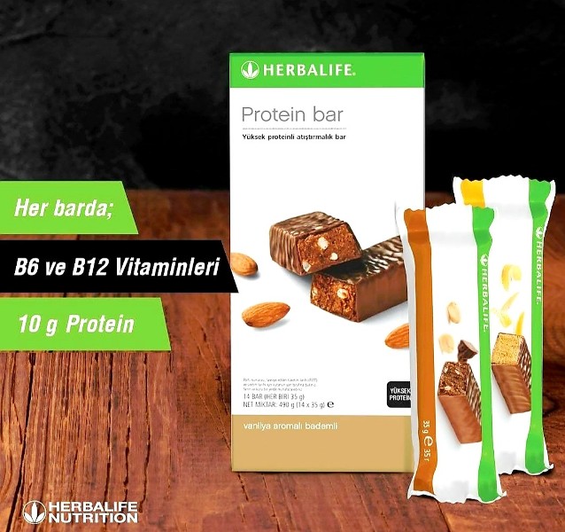Ara öğün bulmakta ve çikolata konsepti heves edenlere Herbalife protein bar.