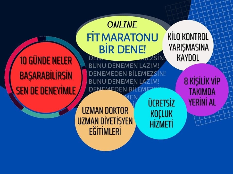 Kilo Verme Yarışması Fit Maraton İle Başarabilirsin! ONLINE