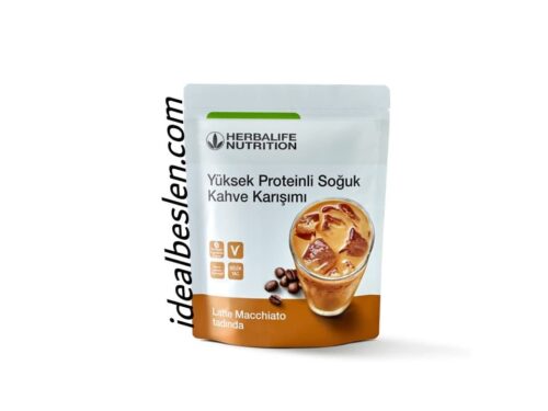 Proteinli Soğuk Kahve Karışımı Latte Macchiato